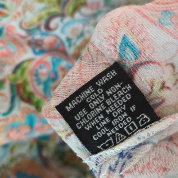 Johnny Was style maxi tiered sleeveless dress by Tolani Collection - Picture 9 of 9